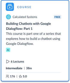 Building Chatbots with Google Dialogflow_ Part 1