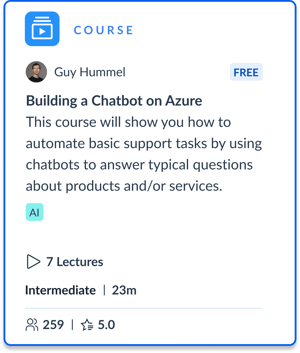 Building a Chatbot on Azure