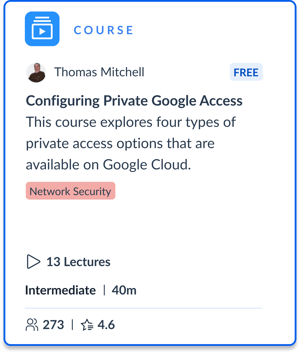 Configuring Private Google Access