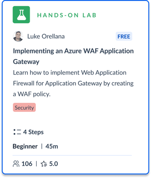 Implementing an Azure WAF Application Gateway