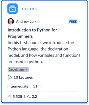Introduction to Python for Programmers