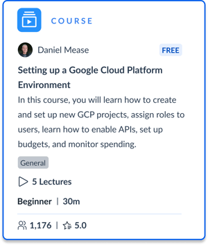 Setting up a Google Cloud Platform Environment