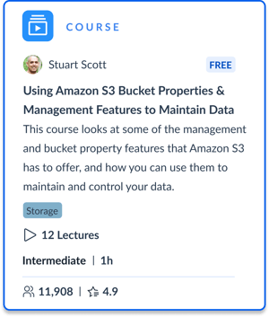 Using Amazon S3 Bucket Properties & Management Features to Maintain Data