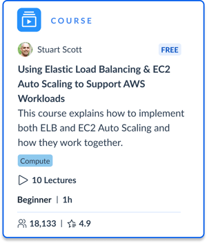 Using Elastic Load Balancing & EC2 Auto Scaling to Support AWS Workloads